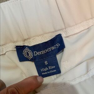 Democracy White Wide Leg Pants